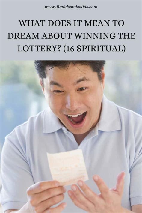 dream interpretation winning lottery|Dreaming About Winning The Lottery: Meanings And Interpretations.